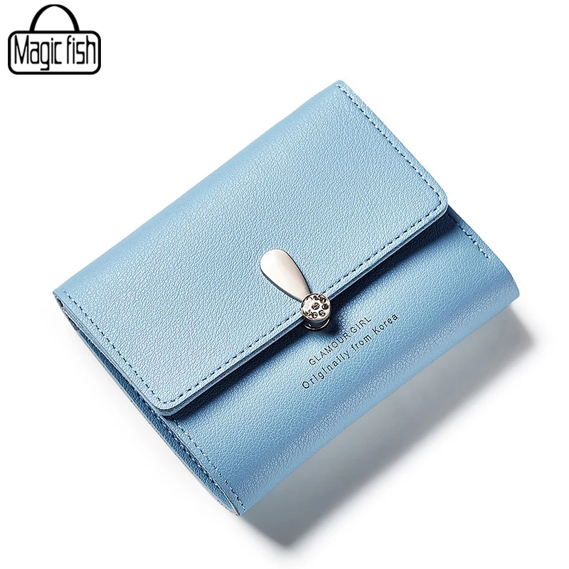 New Diamond Lock Design Elegant Ladies Leather Wallets Good Quality