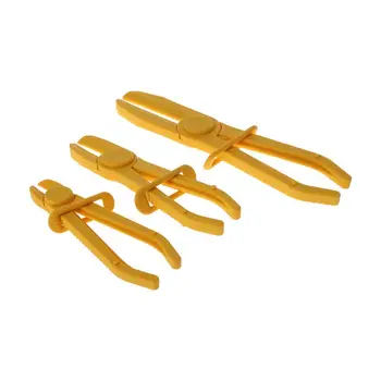 

Flexible Hose Clamp Kit Line Pipe Pinch Off Plier Brake Fuel Water Line 3Pcs/Set