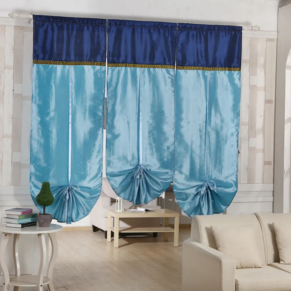 

70*180cm Window Blinds CurtainScrolling Bohemian Exotic Stitching Roman Enetian Blinds Curtain Finished Curtains Lift Home Decor