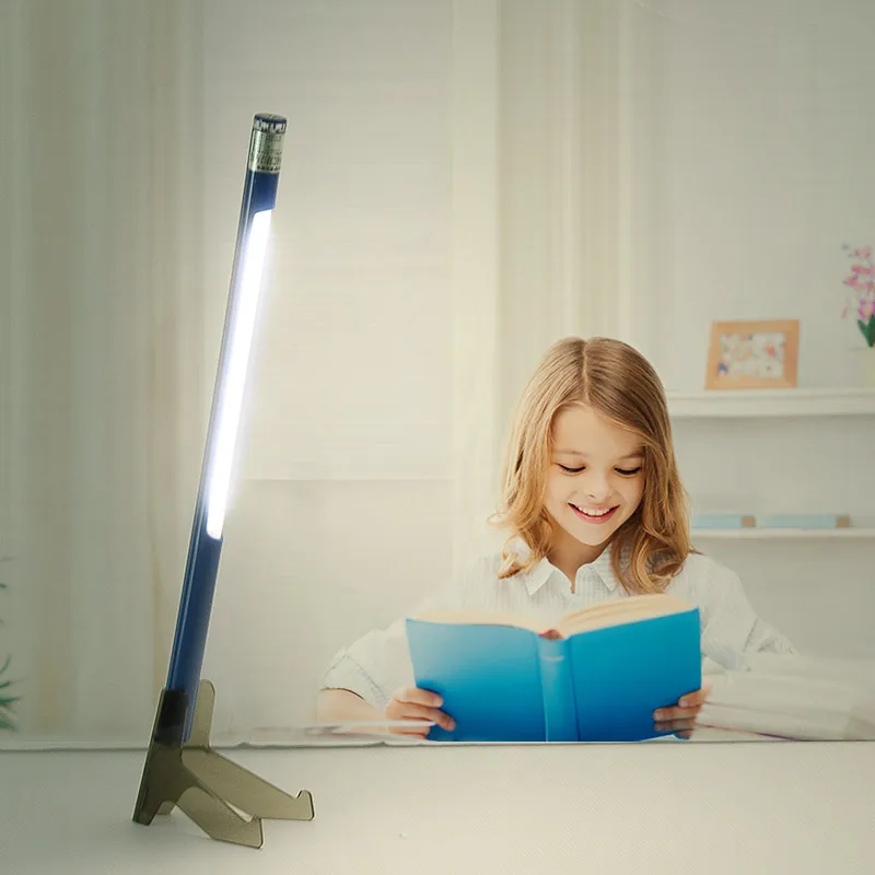 

DAR 4.5W 36pcs 5052 Led Table Lamp Eye Protection USB Rechageable LED Desk Lamp Touch Switch Reading Light 3 Mode Dimming