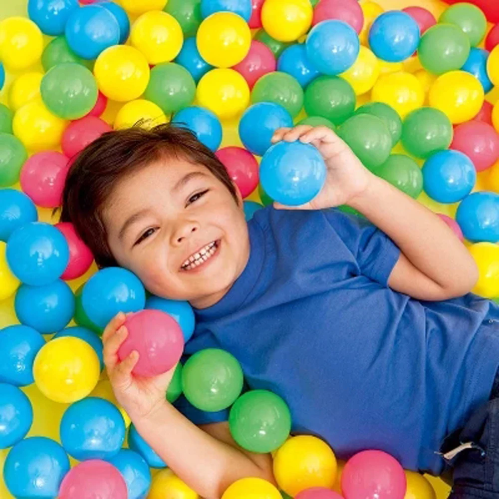 400 Pcs/Lot Eco-Friendly Colorful Balls Soft Plastic Ball Swim Pit Toys For Children Outdoor Balls Water Pool Ocean Wave Ball