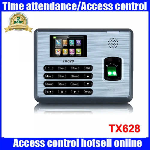 ZK TX628 3 inch color screen New TX628 TCP/IP RS232/485 biometric fingerprint time attendance recorder time clock SDK ZK TX628 3 inch color screen New TX628 TCP/IP RS232/485 biometric fingerprint time attendance recorder time clock SDK