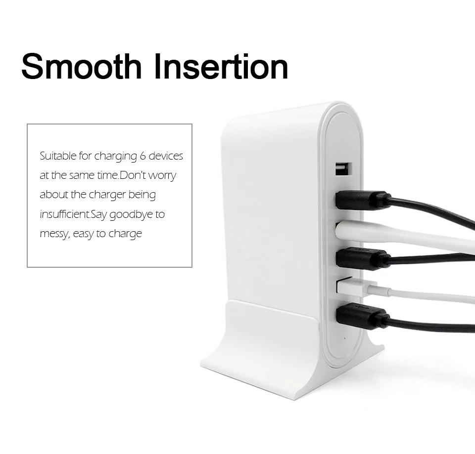 6USB Chargers 5V6A Mobile Phone Charging Socket Travel Wall Power Adapter Universal 6Ports EU UK US AU To usb Conversion socket (7)