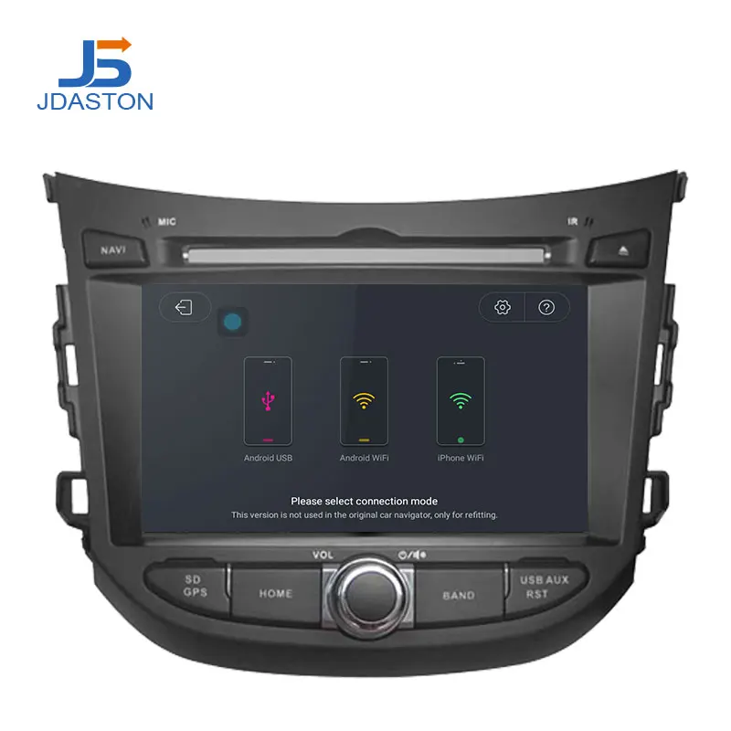 JDASTON 7 дюймовый Android 10 автомобильный DVD плеер для HYUNDAI HB20 мультимедийный GPS