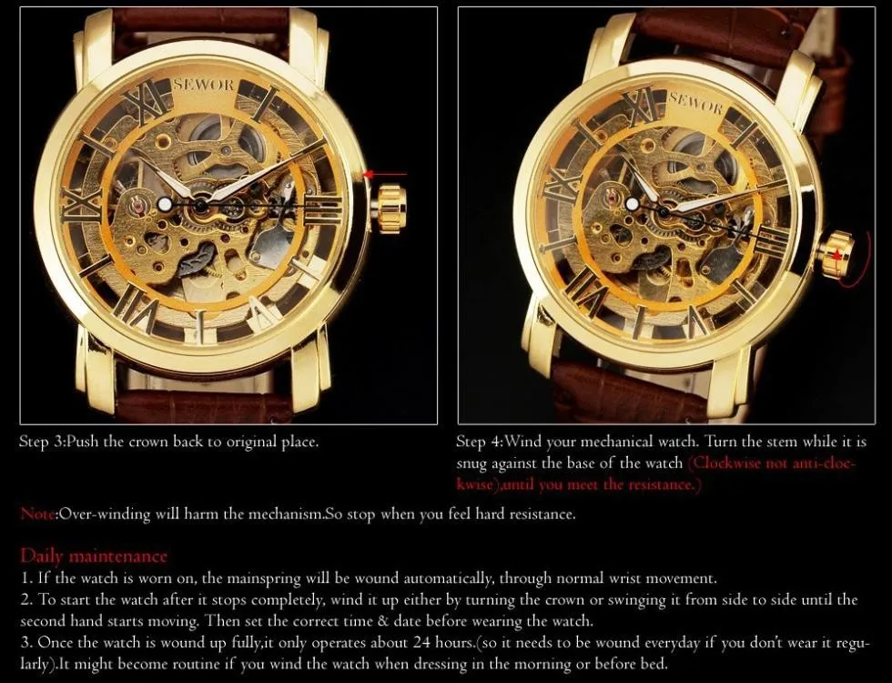Мужские часы из прозрачного золота, Топ бренд, Роскошные мужские часы, мужские повседневные часы, механические часы с скелетом