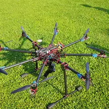 Hh-LJ 1180 мм V2 большой Класс Профессиональный 25 мм чистого углерода Волокно трубка складной/Складная octocopter/ hexacopter/Quadcopter Рамки комплект