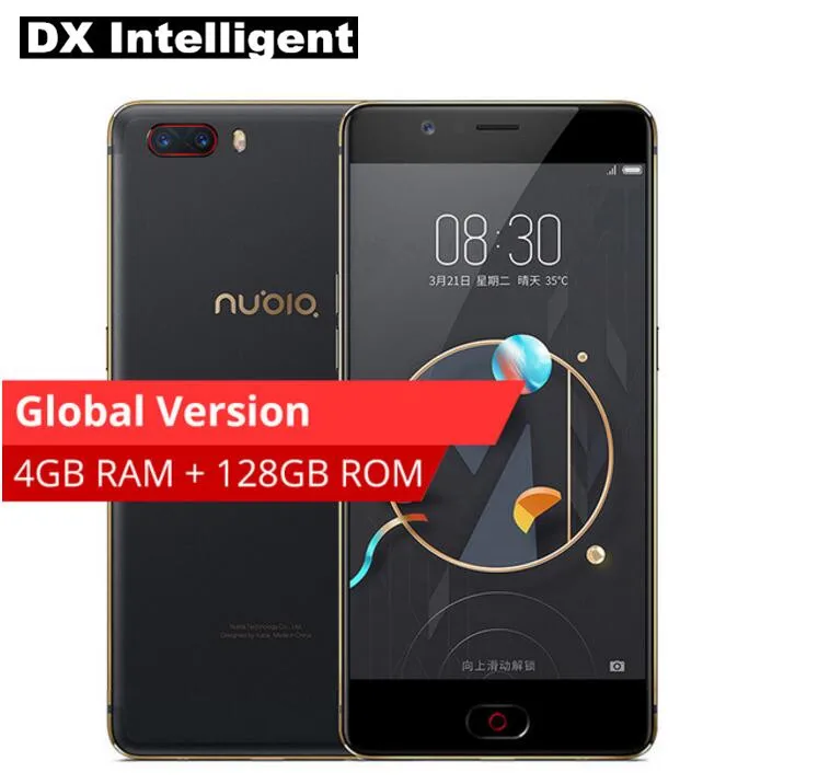 Global ZTE Nubia NX551J M2 4 GB RAM 64 GB 128 GB Snapdragon 625 MSM8953 Octa Core 5,5 \