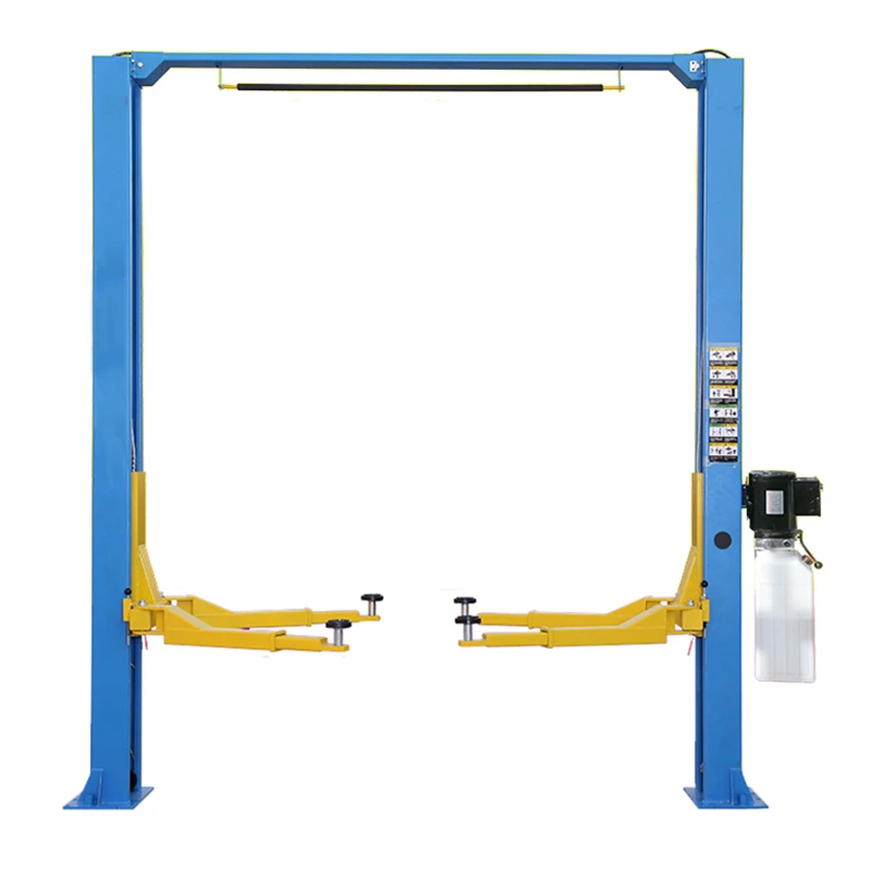 

Model: QJ-Y-2-35D Clearfloor 2 post lift With Double side Manual release, symmetrical arms, 3.5 tons