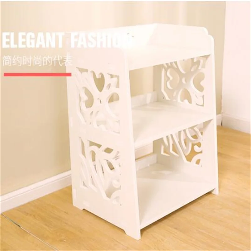 40x30x50 سنتيمتر الحديث رف طبقة مزدوجة خزانة الخشب طاولة السرير أريكة غرفة المعيشة طاولة جانبية التخزين