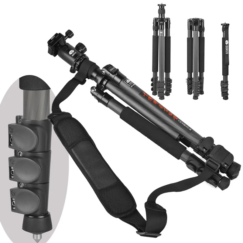 Buy SIRUI En2204 Carbon Fiber Tripod Portable Monopod