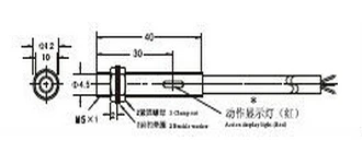 10 шт. DC NPN NC три провода 1 мм M5 индуктивный датчик приближения LJ5A3-1-Z/AX