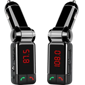 

Bluetooth FM Transmitter Car MP3 Audio Player FM Modulator Car Kit LCD Display USB Charger for iPhone Samsung Huawei Xiaomi