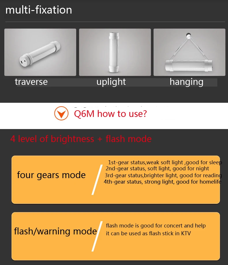 Новый q6m Портативный свет Водонепроницаемый Mini-USB многофункциональный светодиодный свет открытый Портативный лампа аварийной ситуации