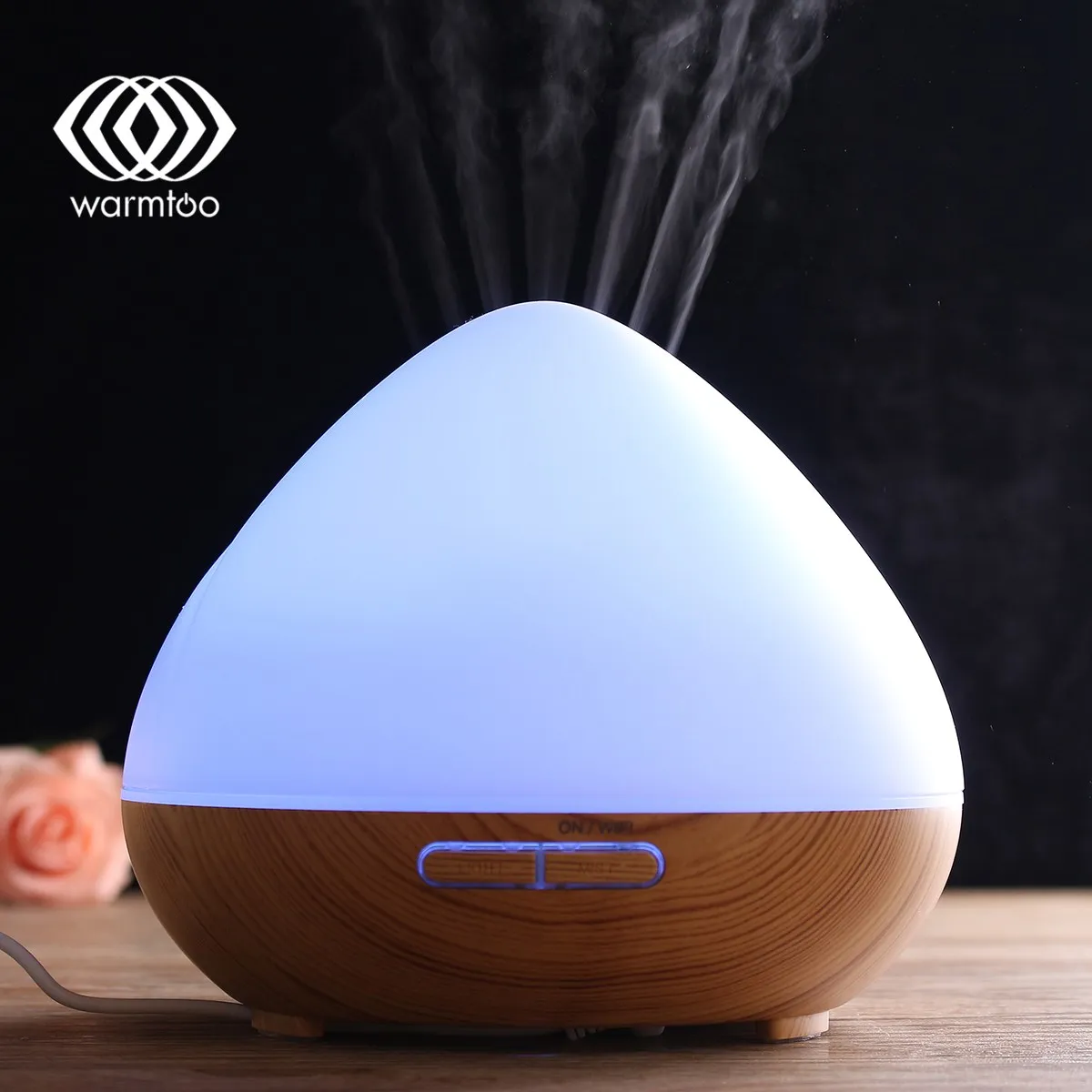 

Warmtoo 400ml Air Humidifier WiFi Smart Diffuser Aroma Essential Oil Humidifier APP Voice Control With Alexa Google Home