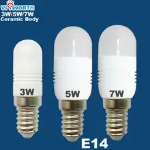 Мини керамический корпус 3 Вт 5 Вт 7 Вт Светодиодный светильник E14 Светодиодный светильник 110 В 220 в 240 В epistar ультра яркий светодиодный Теплый Холодный белый светодиодный светильник