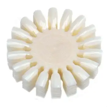 

YOST 10pcs Nail Art Tips Palette Practice Sample Round Wheel Acrylic Polish Display Palette Tool Color Board