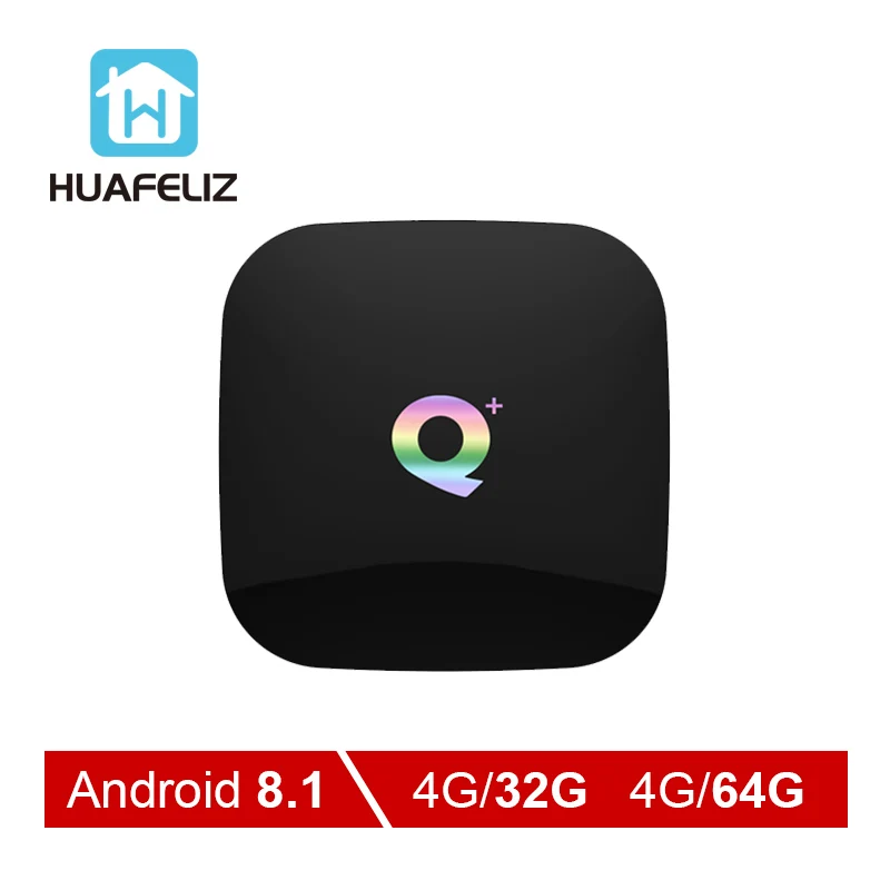 Цена T95 Q плюс ТВ коробка 4 Гб 64 Гб ТВ коробка Android 8,1 H6 четырехъядерный cortex A53 2,4 ГГц Двойной Wi Fi без BT 100 м 6 к Медиаплеер smart tv box