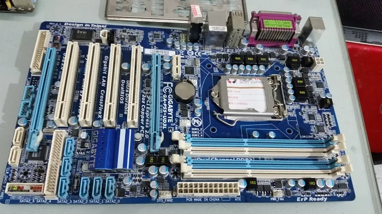 Gigabyte GA-P55-UD3L оригинальная материнская плата LGA 1156 DDR3 твердотельная настольная материнская плата CORE i7 i5 P55 UD3L DDR3 H55 б/у платы