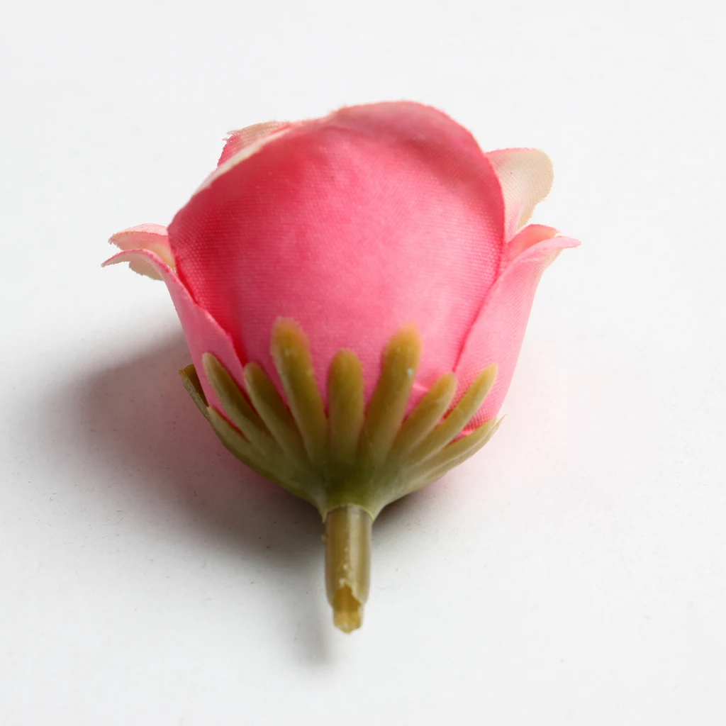 New Hot Sale 10pcs Decorative Artificial Silk Rose Flower Head for Wedding Party Home Decor Photo Albums DIY Hats Clothes Favors