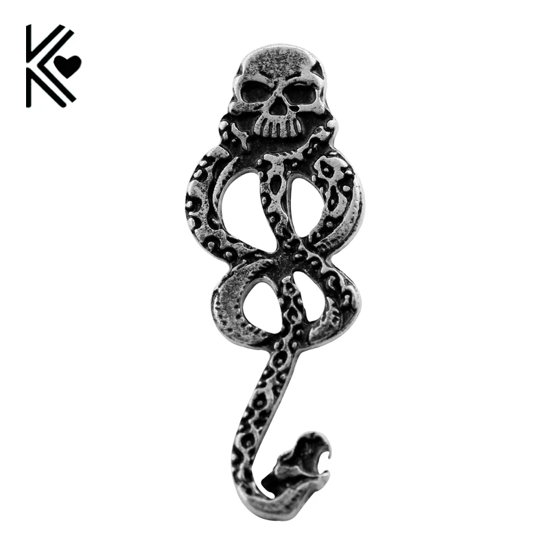 

Movie New Punk Street Style Lord Voldemort Brooch Death Eaters Nagini Movie Jewelry Vintage Horcrux Brooch Pin Women Men