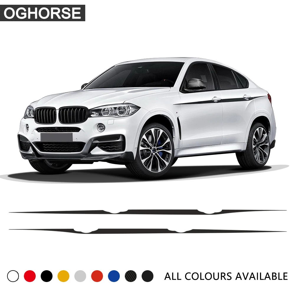 For BMW PERFORMANCE Side Fender Body Sticker Bumper Styling Vinyl Emblem Decal