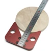 45 degree angle round center line scribe wood ruled carpenter round heart ruler layout gauge woodworking DIY tool ► Photo 2/6