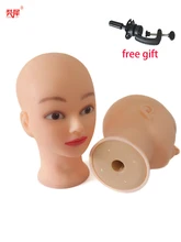 21inch Wig Head Stand For Hair Style Making Hat Display Women Manikin Head Bald Mannequin Head With Bracket Wig Stand With Head 21inch Wig Head Stand For Hair Style Making Hat Display Women Manikin Head Bald Mannequin Head With Bracket Wig Stand With Head