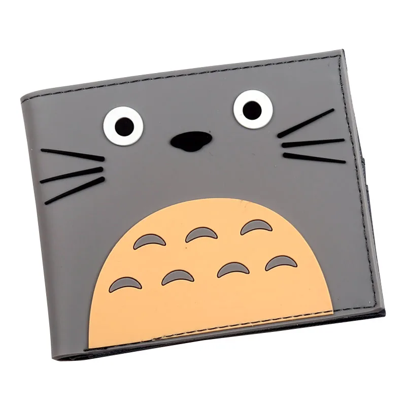 Cute Totoro Silicone Short Wallet ID Card Coin Holder Anime Purses