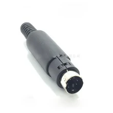 10 шт./лот PS2 MD 6Pin 6P S терминал Мужской Джек/разъем PS2-6P для мыши клавиатуры