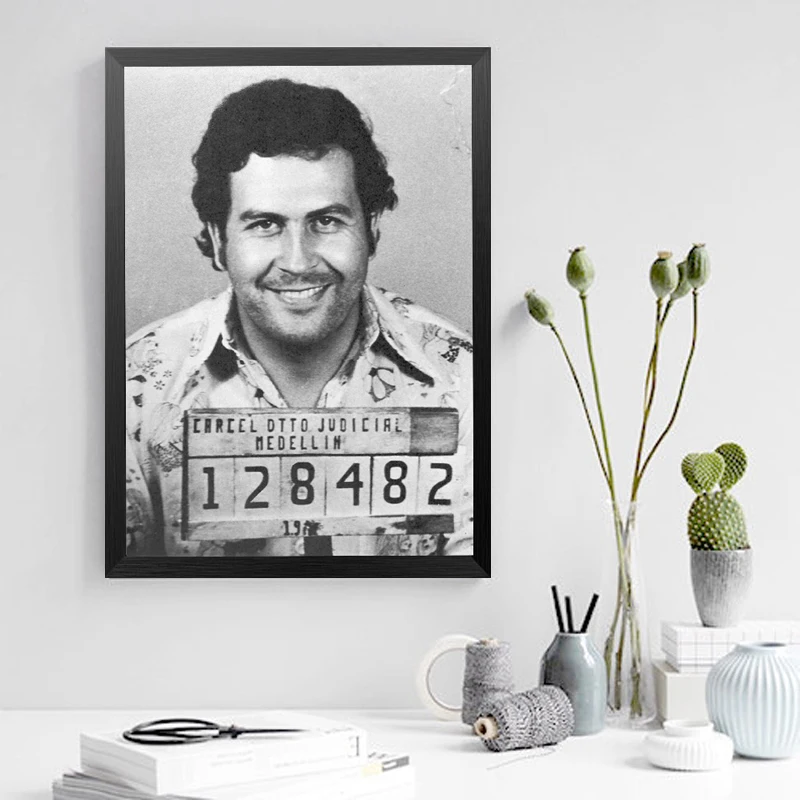 Large-size-Printing-Oil-Painting-Pablo-Escobar-Mug-Shot-1991-Vertical-Wall-painting-Decor-Wall-Art (1)