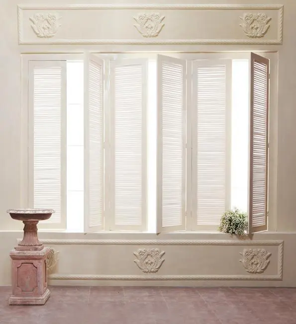 

8x12FT Sunlight Shutter Window Room Beige Wall Wedding Custom Photography Backgrounds Studio Backdrops Prints Vinyl 8x10 8x15