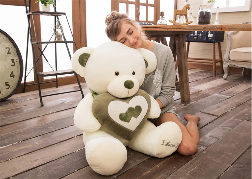 Fancytrader Pop Love Bears Plush Toy Big Huge Soft Holding Hear Teddy Bear Doll 70cm 28inch for Girlds Gifts8