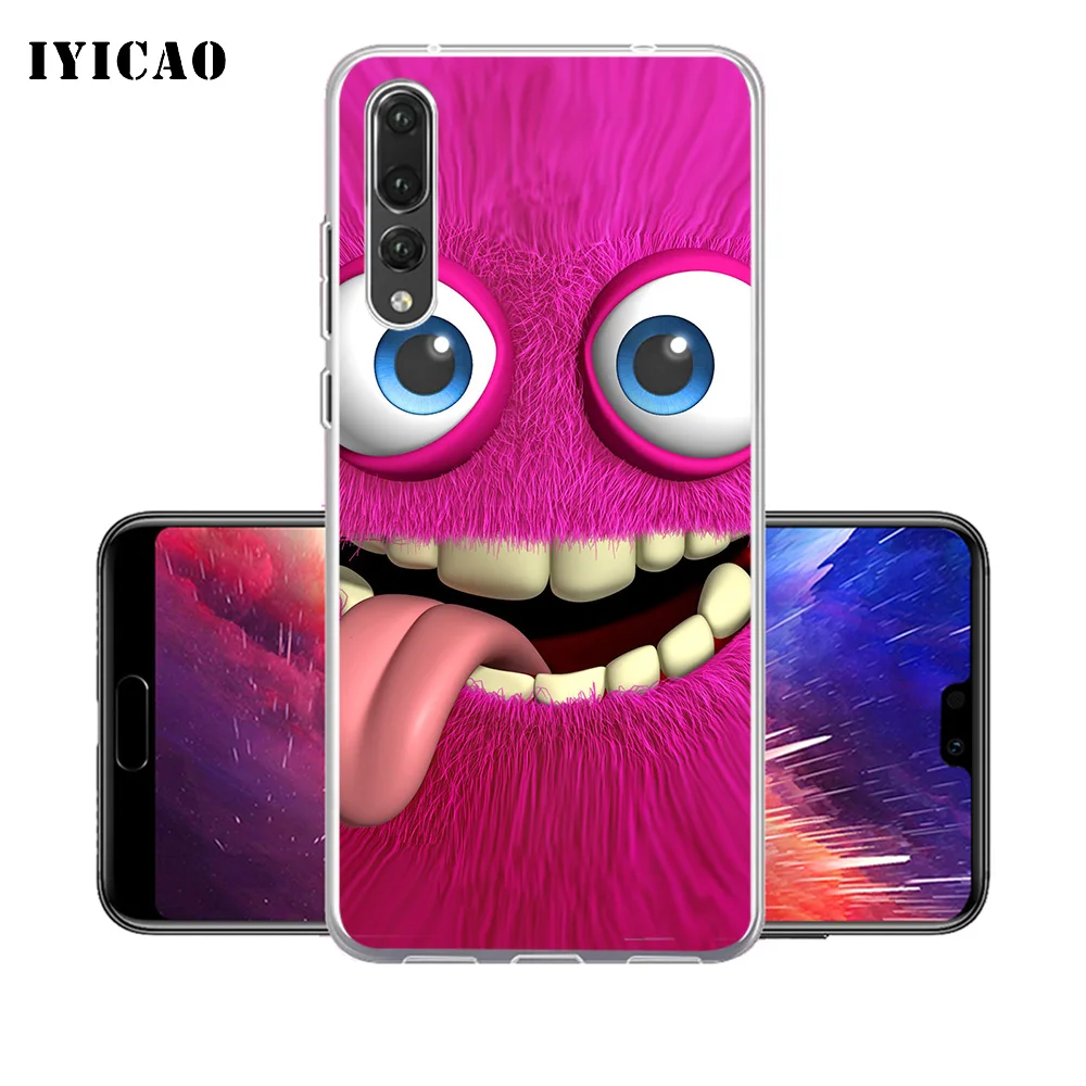 IYICAO милый 3D Мягкий силиконовый чехол для телефона Huawei P30 P20 Pro P10 P9 P8 Lite P Smart TPU