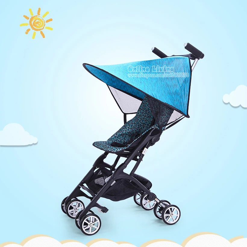 Lycra Sun Shade For Strollers And Car Seats Easy Fit Universal Stroller
