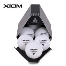 12 шт./лот Xiom Материал Пластик 40+ мм ITTF одобренные 3 звезды для настольного тенниса Мячи Белый шарики для пинг-понга