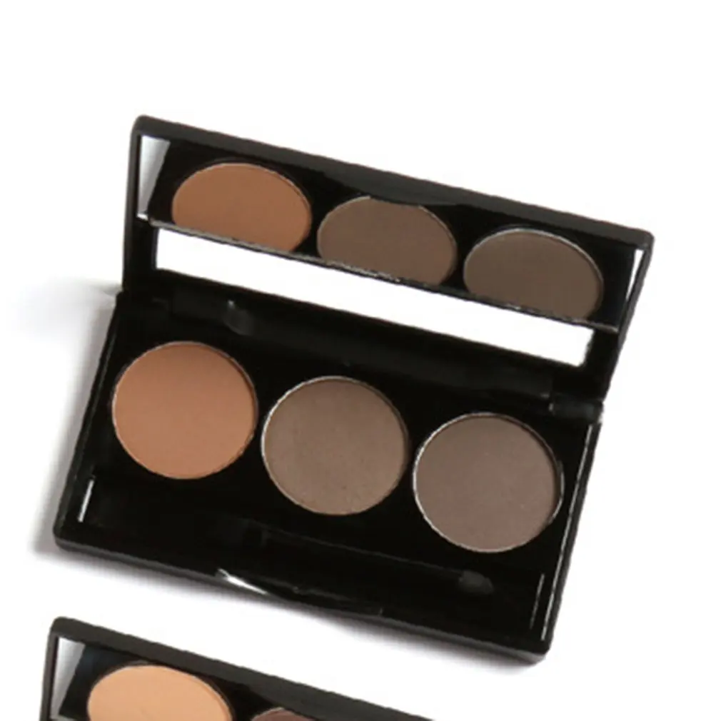 

Focallure Eyebrow Powder 3 Colors Eye brow Powder Palette Waterproof and Smudge Proof With Mirror and Eyebrow Brushes Inside