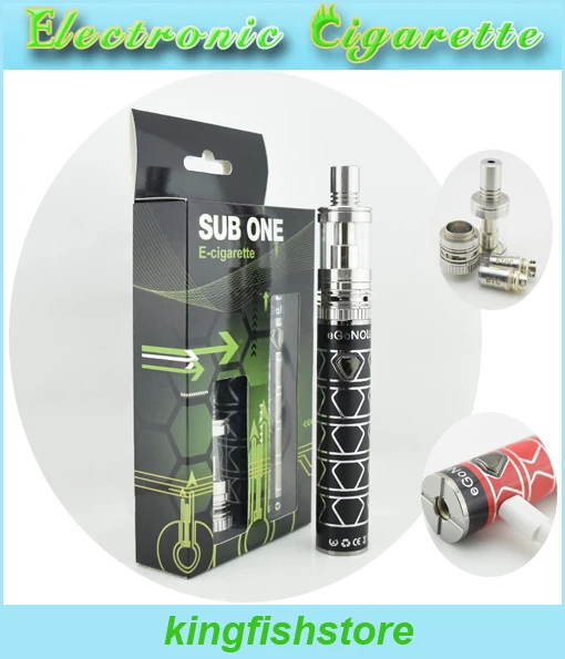 New E cigarette Kit Sub One 2000mah 40W eGo Now mod Sub ohm tank airflow control electronic cigarette vape pen ego blister kits
