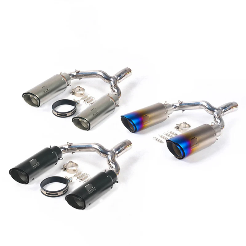 51mm Motorcycle Exhaust Tip Pipe Middle Link Pipe Tube Set Moto Escape Refit Modified Slip On For Suzuki GSR 400 600 /BK400 600 51mm Motorcycle Exhaust Tip Pipe Middle Link Pipe Tube Set Moto Escape Refit Modified Slip On For Suzuki GSR 400 600 /BK400 600
