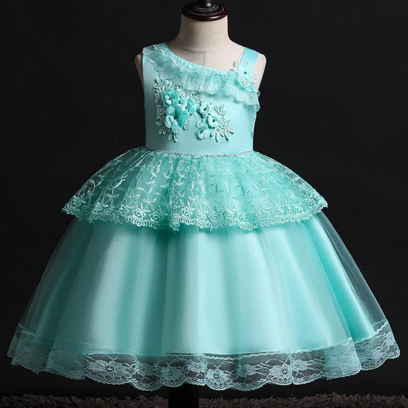 Новое платье для девочек; элегантное торжественное платье на свадьбу; детское рождественское платье принцессы; костюм; Детские платья для девочек