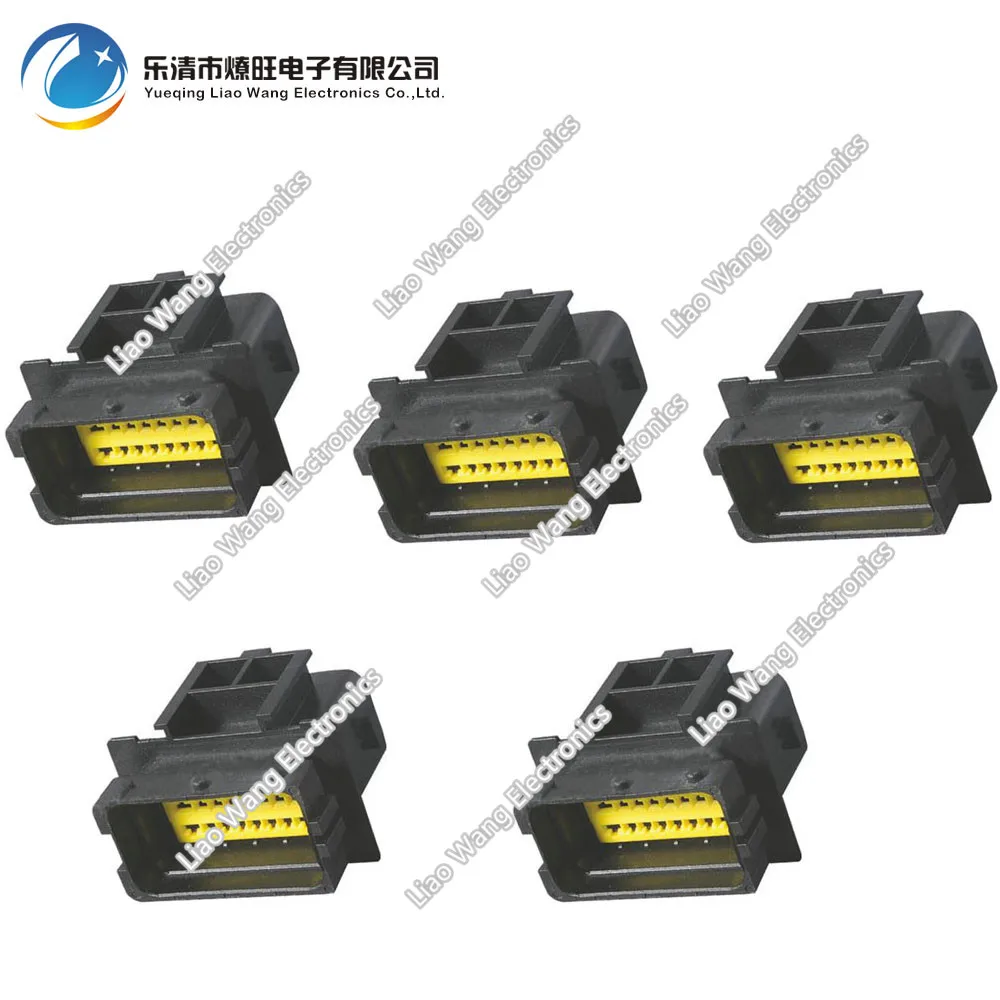 

5 Sets 24 pin male connector modified wire harness connector plug with terminal DJ7241A-1.5-11 24P connector