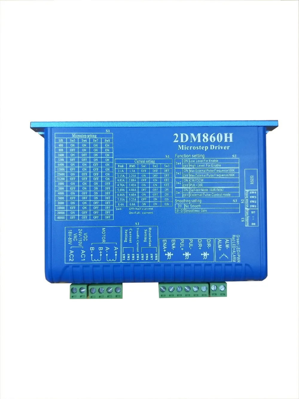 2-трехфазного шагового двигателя MA860-DSP 24V-80VDC или VAC16-70VAC Выход 6A ток(Национальная ассоциация владельцев электротехнических 34