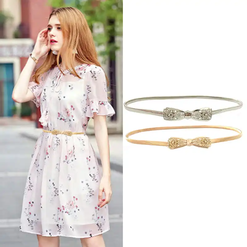 silver metal belts for dresses