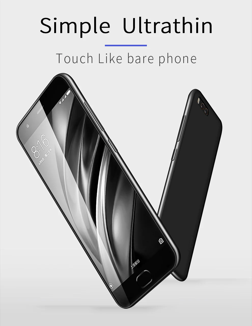 For Xiaomi 6 Ultra Thin Shockproof TPU Hybrid Case Cover,360 degree full cover matte soft tpu case 6 color, multi-color optional (4)