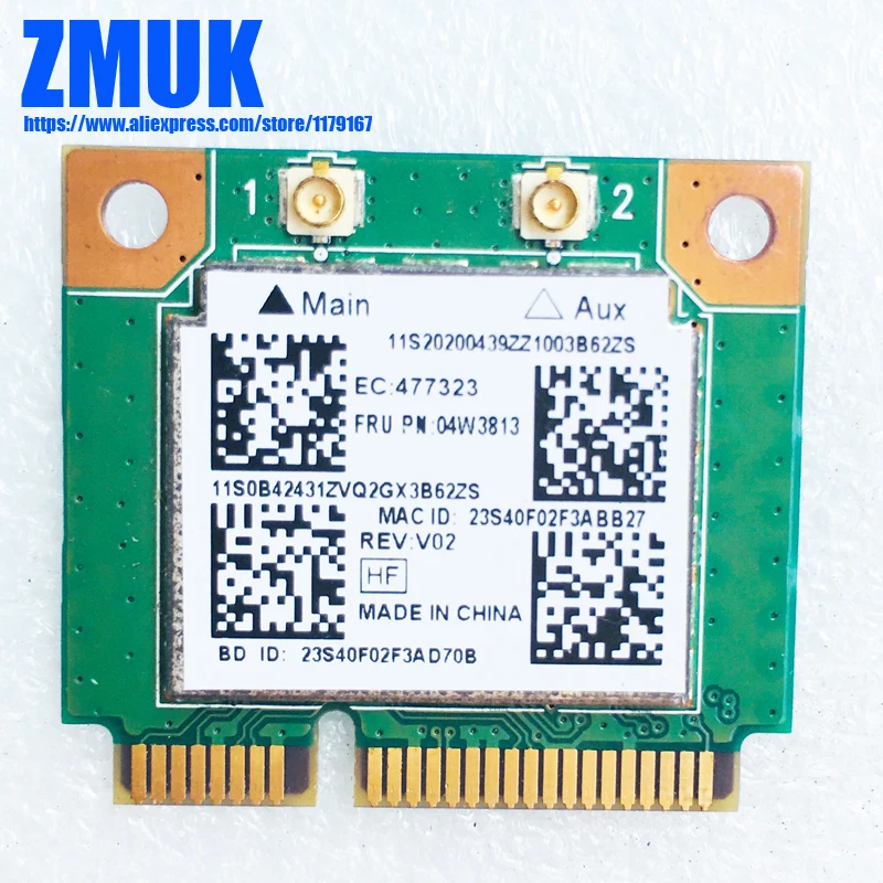Сетевая карта Realtek RTL8723BE 1*1 bgn + BT4.0 Combo Wi Fi для thinkцентр M73 M83 M93P M93Z EDGE E440 E540 Series P/N 04w3813