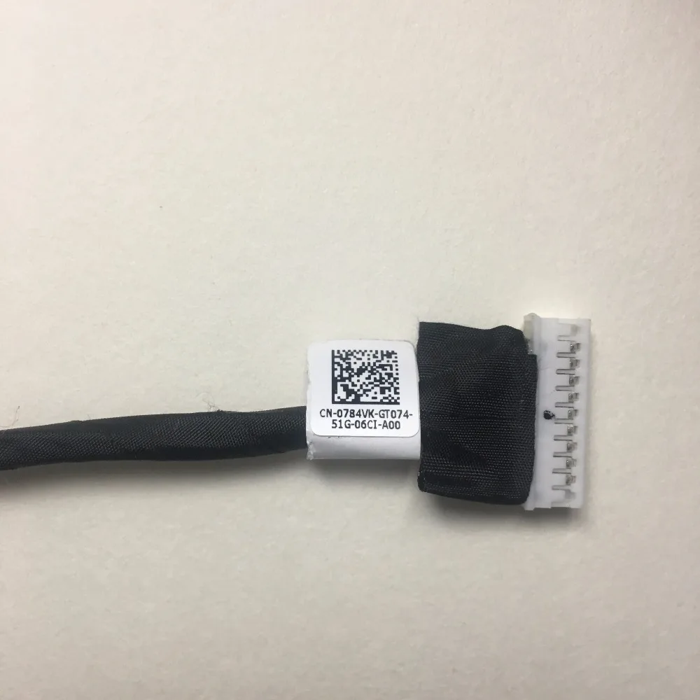 Новый оригинальный кабель DCIN для ноутбука DELL Alienware15 R1 R2 flug разъем DC030100TN00 0784VK 784VK|for