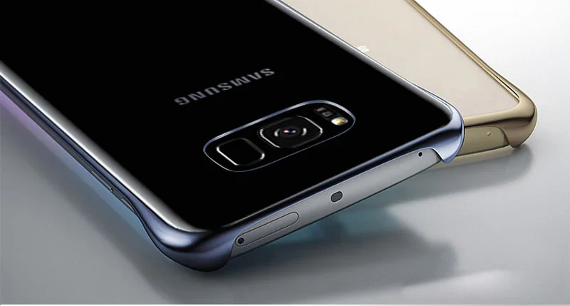 Чехол для телефона samsung Galaxy S8+ S8 Plus G9550 SM-G9 SM-G955 GALAXY S8 Прозрачный жесткий чехол 6 цветов