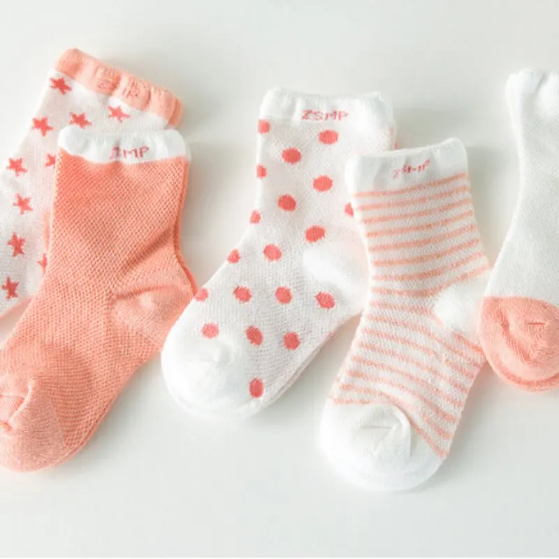 465 г.(10 шт./партия = 5 пар), хлопковые носки для малышей, весенне-осенний комплект для новорожденных, От 0 до 10 лет без костей