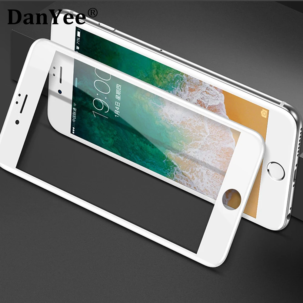 

DanYee 5D Full Rubber for iPhoneX/Xs XsMax XR Full Screen Tempered Glass Film Protective Film for iPhone6/7/8