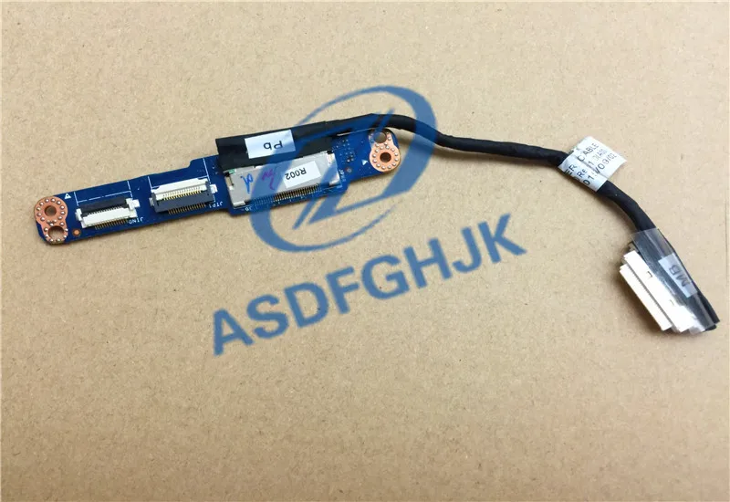 NEW Original FOR DELL FOR ALIENWARE 17 R3 P43F POWER BUTTON BOARD W/CABLE LS-B753P 02P4VK DC020022F00 test good free shipping