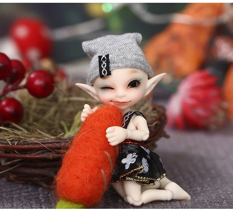 Realpuki Papilio сказочная FL BJD кукла 1/13 розовая улыбка эльфы Игрушки для девочек крошечные полимерные шарнирные куклы